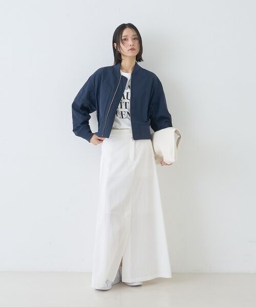 Rouge vif la cle / ルージュ・ヴィフ ラクレ ロング・マキシ丈スカート | サイドタックフレアロングスカート【予約】 | 詳細10