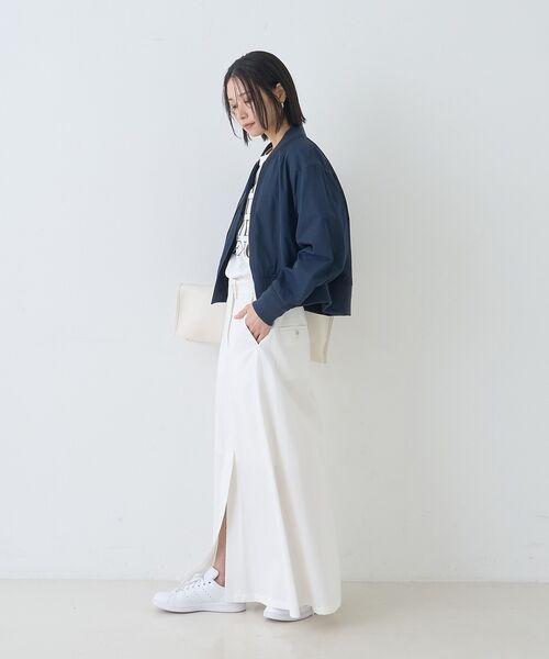 Rouge vif la cle / ルージュ・ヴィフ ラクレ ロング・マキシ丈スカート | サイドタックフレアロングスカート【予約】 | 詳細11