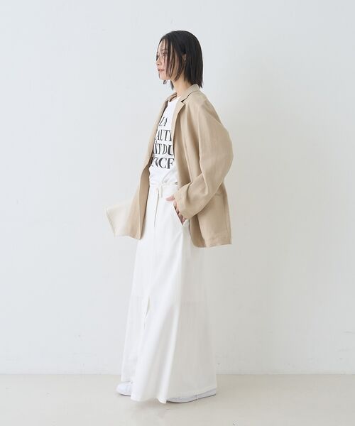 Rouge vif la cle / ルージュ・ヴィフ ラクレ ロング・マキシ丈スカート | サイドタックフレアロングスカート【予約】 | 詳細16