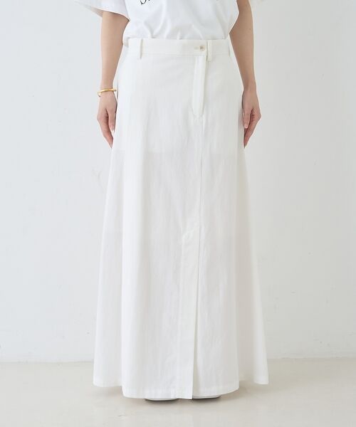 Rouge vif la cle / ルージュ・ヴィフ ラクレ ロング・マキシ丈スカート | サイドタックフレアロングスカート【予約】 | 詳細26