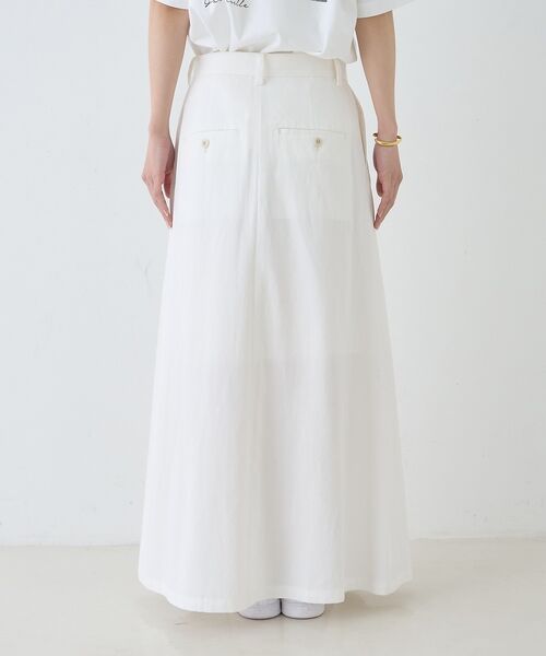 Rouge vif la cle / ルージュ・ヴィフ ラクレ ロング・マキシ丈スカート | サイドタックフレアロングスカート【予約】 | 詳細28