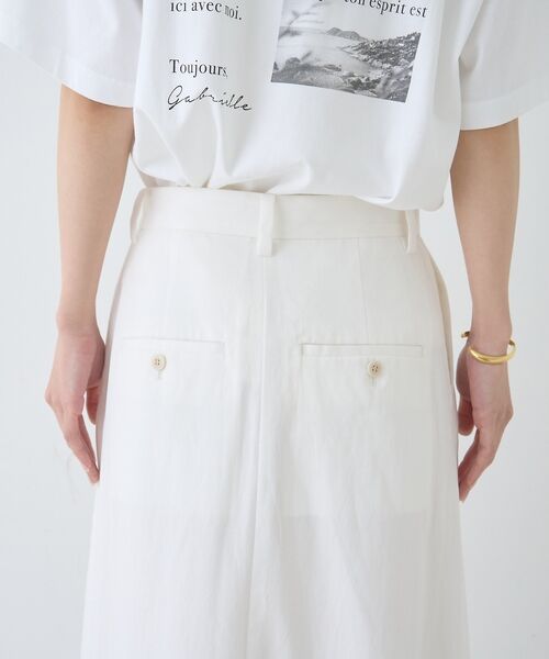 Rouge vif la cle / ルージュ・ヴィフ ラクレ ロング・マキシ丈スカート | サイドタックフレアロングスカート【予約】 | 詳細29