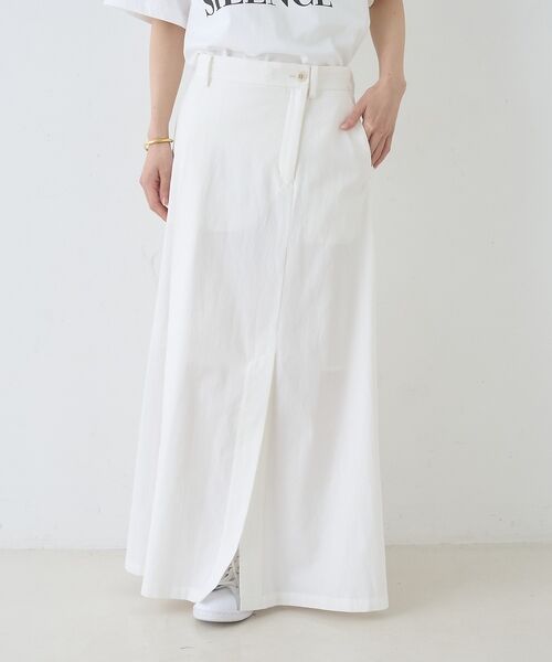 Rouge vif la cle / ルージュ・ヴィフ ラクレ ロング・マキシ丈スカート | サイドタックフレアロングスカート【予約】 | 詳細3