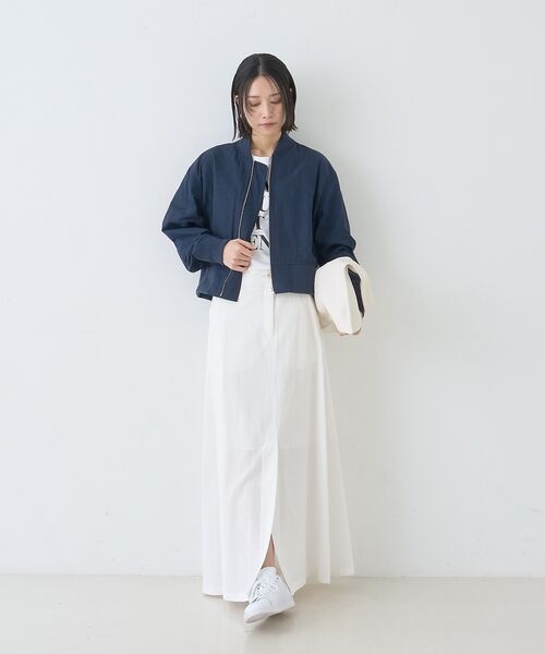 Rouge vif la cle / ルージュ・ヴィフ ラクレ ロング・マキシ丈スカート | サイドタックフレアロングスカート【予約】 | 詳細8