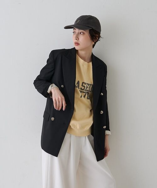 Rouge vif la cle / ルージュ・ヴィフ ラクレ テーラードジャケット | メンズライクダブルジャケット【予約】 | 詳細25