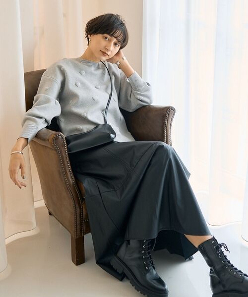 Rouge vif la cle / ルージュ・ヴィフ ラクレ ショルダーバッグ | 【CHIMERE/シメール】スプリットレザーミニショルダーバッグ【予約】 | 詳細23