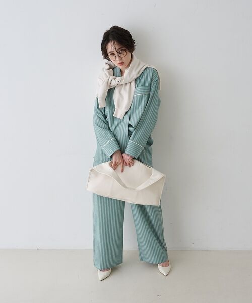 Rouge vif la cle / ルージュ・ヴィフ ラクレ ハンドバッグ | 【CHIMERE/シメール】レザーワイドワンハンドル【予約】 | 詳細23