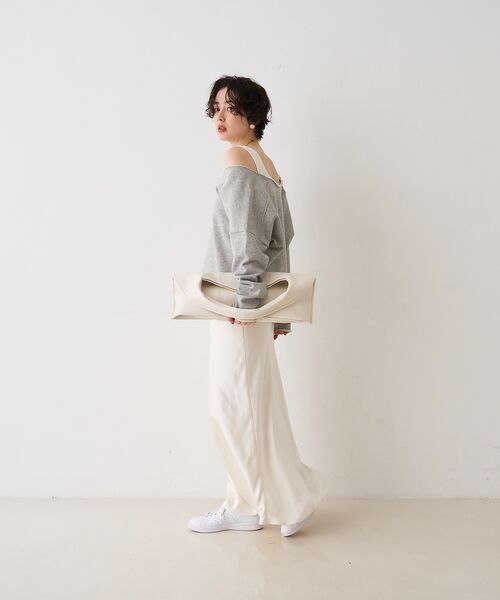 Rouge vif la cle / ルージュ・ヴィフ ラクレ ハンドバッグ | 【CHIMERE/シメール】レザーワイドワンハンドル【予約】 | 詳細6