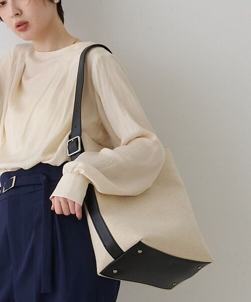 Rouge vif la cle / ルージュ・ヴィフ ラクレ ショルダーバッグ | 【CHIMERE/シメール】キャンバスワンショルダーバッグ【予約】（ブラック）