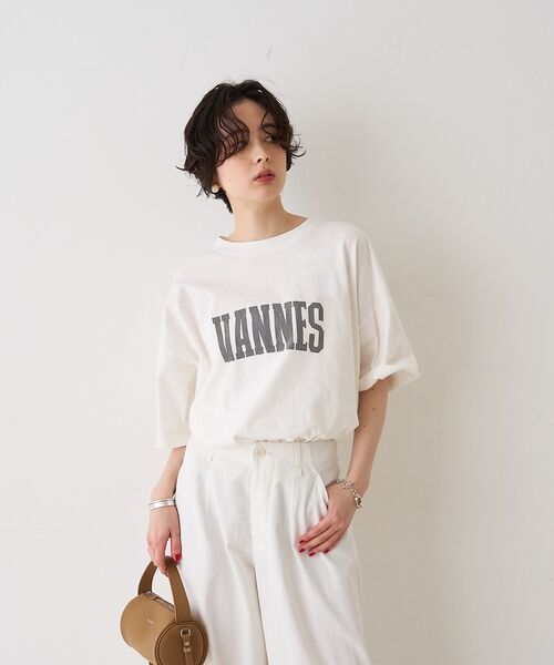 Rouge vif la cle / ルージュ・ヴィフ ラクレ Tシャツ | 【REMI RELIEF/レミレリーフ】別注 VANNES ロゴTEE/Tシャツ | 詳細1