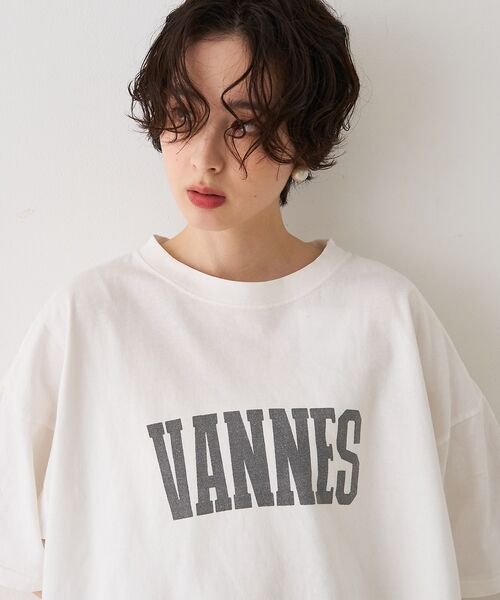 Rouge vif la cle / ルージュ・ヴィフ ラクレ Tシャツ | 【REMI RELIEF/レミレリーフ】別注 VANNES ロゴTEE/Tシャツ | 詳細13