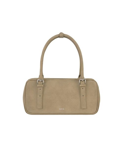 Rouge vif la cle / ルージュ・ヴィフ ラクレ ショルダーバッグ | 【STANDOIL/スタンドオイル】Square Bowling Bag スクエ（グレージュ）