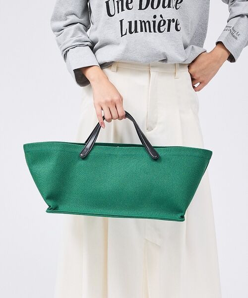Rouge vif la cle / ルージュ・ヴィフ ラクレ トートバッグ | 【ARTESANOS/アルテサノス】バゲットトートバッグ ショルダー付き　EX1（グリーン）