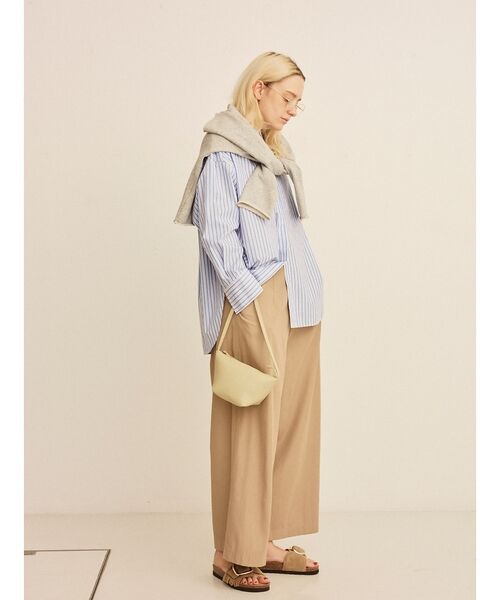 Rouge vif la cle / ルージュ・ヴィフ ラクレ シャツ・ブラウス | コットンマルチストライプビッグシャツ【予約】 | 詳細11