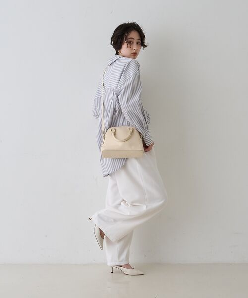 Rouge vif la cle / ルージュ・ヴィフ ラクレ シャツ・ブラウス | コットンマルチストライプビッグシャツ【予約】 | 詳細27