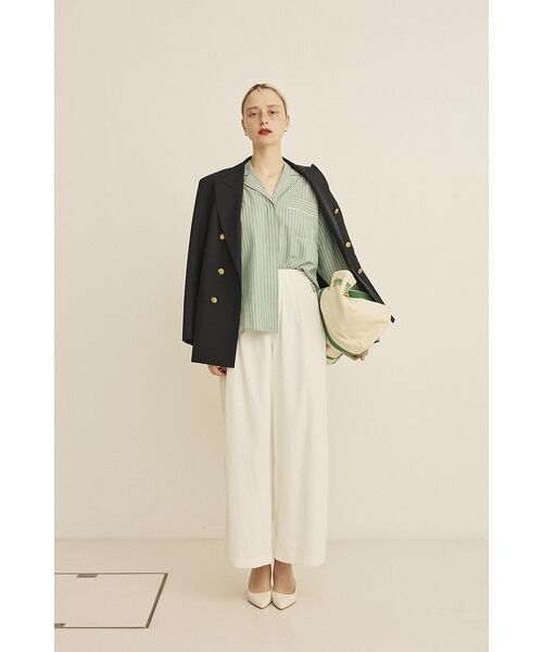 Rouge vif la cle / ルージュ・ヴィフ ラクレ パンツ | ポリコットン撥水ワイドパンツ【予約】 | 詳細19