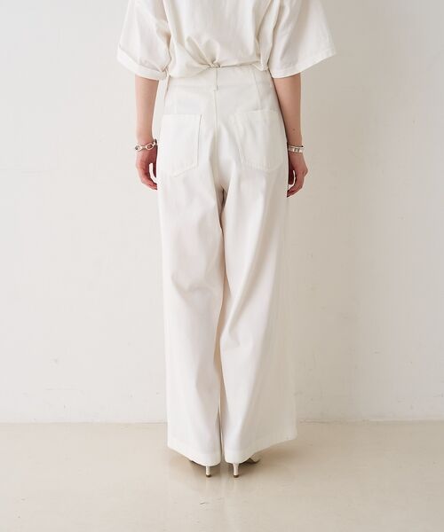 Rouge vif la cle / ルージュ・ヴィフ ラクレ パンツ | ポリコットン撥水ワイドパンツ【予約】 | 詳細25