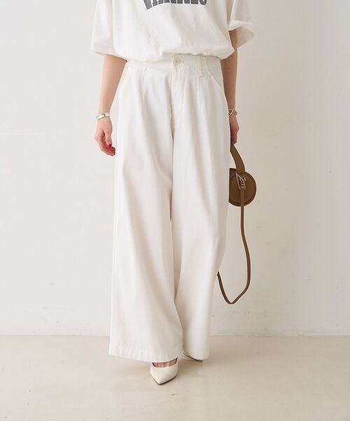 Rouge vif la cle / ルージュ・ヴィフ ラクレ パンツ | ポリコットン撥水ワイドパンツ【予約】 | 詳細3