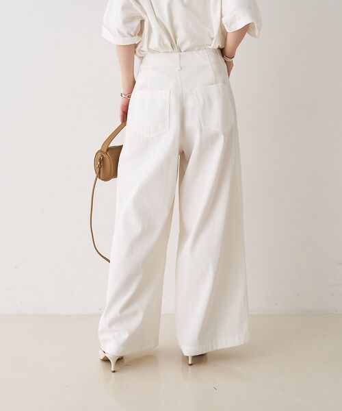 Rouge vif la cle / ルージュ・ヴィフ ラクレ パンツ | ポリコットン撥水ワイドパンツ【予約】 | 詳細6