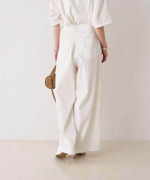 Rouge vif la cle / ルージュ・ヴィフ ラクレ パンツ | ポリコットン撥水ワイドパンツ【予約】 | 詳細7