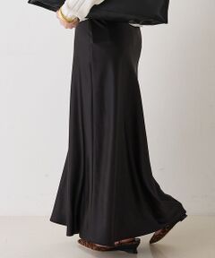 Rouge vif la cle / ルージュ・ヴィフ ラクレ ロング・マキシ丈スカート | サテンマーメイドイージーロングスカート【予約】