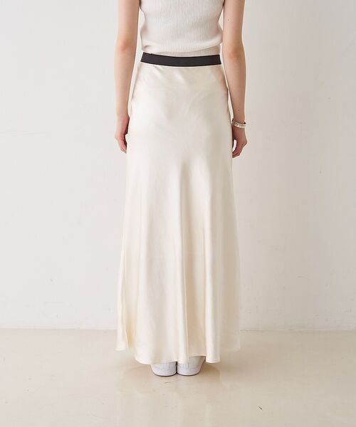 Rouge vif la cle / ルージュ・ヴィフ ラクレ ロング・マキシ丈スカート | サテンマーメイドイージーロングスカート【予約】 | 詳細13
