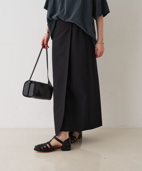 Rouge vif la cle / ルージュ・ヴィフ ラクレ ロング・マキシ丈スカート | 【セットアップ対応】ラップタイトスカート【予約】 | 詳細16