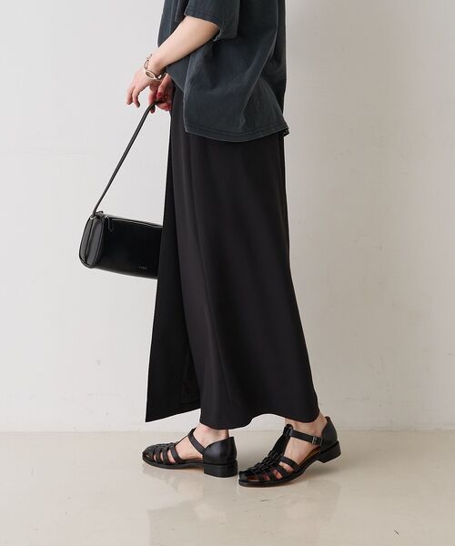 Rouge vif la cle / ルージュ・ヴィフ ラクレ ロング・マキシ丈スカート | 【セットアップ対応】ラップタイトスカート【予約】 | 詳細17