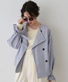 Rouge vif la cle / ルージュ・ヴィフ ラクレ トレンチコート | 【撥水・防花粉加工】【一部店舗限定】キャンディスリーブショートトレンチコート【予