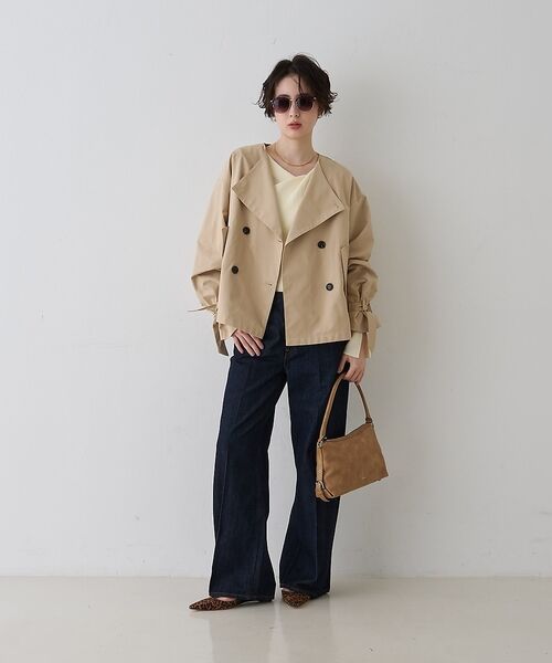 Rouge vif la cle / ルージュ・ヴィフ ラクレ トレンチコート | 【撥水・防花粉加工】【一部店舗限定】キャンディスリーブショートトレンチコート【予 | 詳細13
