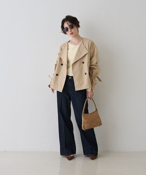 Rouge vif la cle / ルージュ・ヴィフ ラクレ トレンチコート | 【撥水・防花粉加工】【一部店舗限定】キャンディスリーブショートトレンチコート【予 | 詳細15