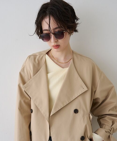 Rouge vif la cle / ルージュ・ヴィフ ラクレ トレンチコート | 【撥水・防花粉加工】【一部店舗限定】キャンディスリーブショートトレンチコート【予 | 詳細7