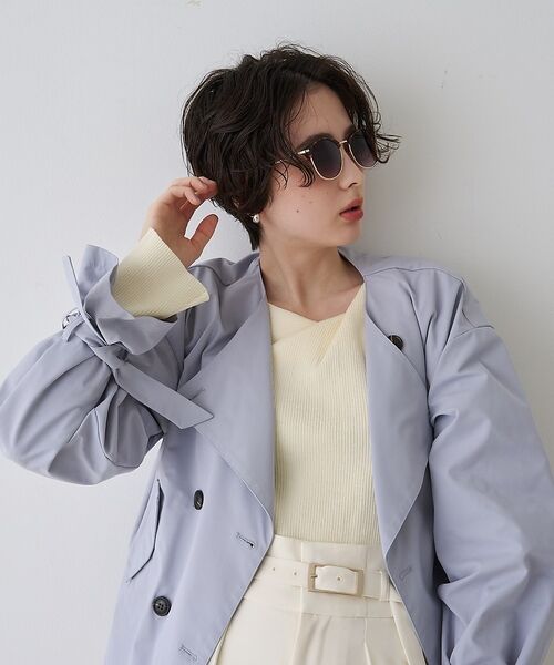 Rouge vif la cle / ルージュ・ヴィフ ラクレ トレンチコート | 【撥水・防花粉加工】【一部店舗限定】キャンディスリーブショートトレンチコート【予 | 詳細29