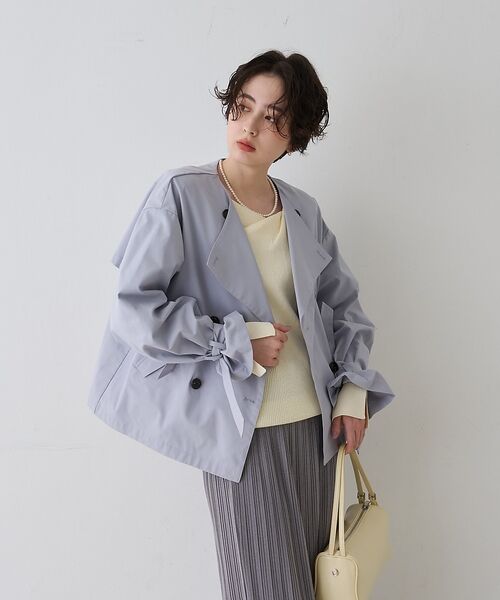 Rouge vif la cle / ルージュ・ヴィフ ラクレ トレンチコート | 【撥水・防花粉加工】【一部店舗限定】キャンディスリーブショートトレンチコート【予 | 詳細20