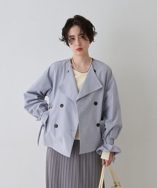 Rouge vif la cle / ルージュ・ヴィフ ラクレ トレンチコート | 【撥水・防花粉加工】【一部店舗限定】キャンディスリーブショートトレンチコート【予 | 詳細21