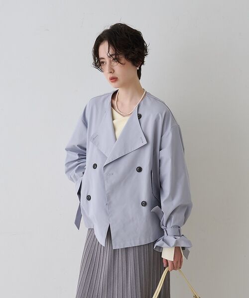 Rouge vif la cle / ルージュ・ヴィフ ラクレ トレンチコート | 【撥水・防花粉加工】【一部店舗限定】キャンディスリーブショートトレンチコート【予 | 詳細22