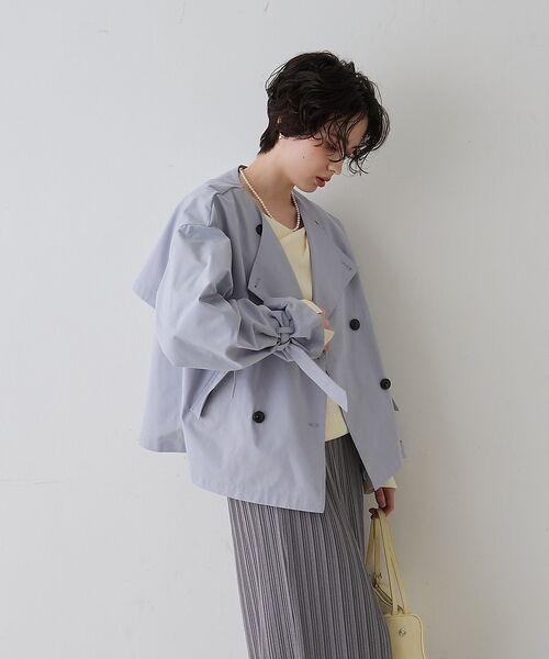 Rouge vif la cle / ルージュ・ヴィフ ラクレ トレンチコート | 【撥水・防花粉加工】【一部店舗限定】キャンディスリーブショートトレンチコート【予 | 詳細24