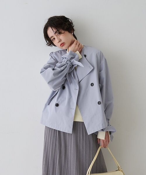Rouge vif la cle / ルージュ・ヴィフ ラクレ トレンチコート | 【撥水・防花粉加工】【一部店舗限定】キャンディスリーブショートトレンチコート【予 | 詳細26