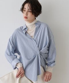 Rouge vif la cle / ルージュ・ヴィフ ラクレ シャツ・ブラウス | 【一部店舗限定】アシンメトリー変形2WAYシャツ【予約】