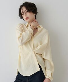 Rouge vif la cle / ルージュ・ヴィフ ラクレ シャツ・ブラウス | 【一部店舗限定】アシンメトリー変形2WAYシャツ【予約】