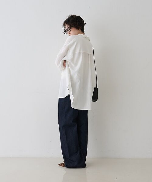 Rouge vif la cle / ルージュ・ヴィフ ラクレ シャツ・ブラウス | 【一部店舗限定】アシンメトリー変形2WAYシャツ【予約】 | 詳細12