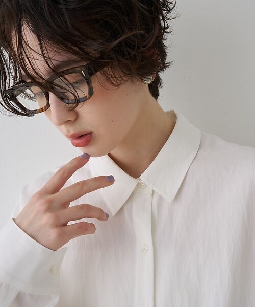 Rouge vif la cle / ルージュ・ヴィフ ラクレ シャツ・ブラウス | 【一部店舗限定】アシンメトリー変形2WAYシャツ【予約】 | 詳細16