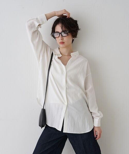 Rouge vif la cle / ルージュ・ヴィフ ラクレ シャツ・ブラウス | 【一部店舗限定】アシンメトリー変形2WAYシャツ【予約】 | 詳細3