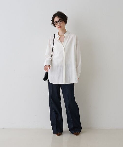 Rouge vif la cle / ルージュ・ヴィフ ラクレ シャツ・ブラウス | 【一部店舗限定】アシンメトリー変形2WAYシャツ【予約】 | 詳細8