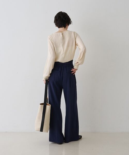 Rouge vif la cle / ルージュ・ヴィフ ラクレ シャツ・ブラウス | 【一部店舗限定】ドレープサテンブラウス【予約】 | 詳細7