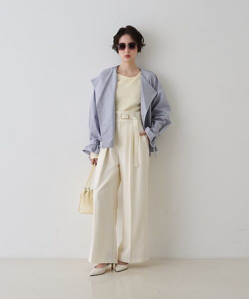 Rouge vif la cle / ルージュ・ヴィフ ラクレ ニット・セーター | 【一部店舗限定】ドレープスリットスリーブリブニット【予約】 | 詳細18