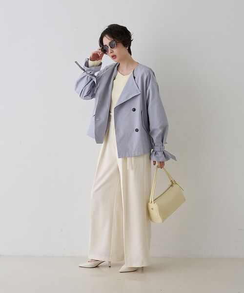 Rouge vif la cle / ルージュ・ヴィフ ラクレ ニット・セーター | 【一部店舗限定】ドレープスリットスリーブリブニット【予約】 | 詳細19