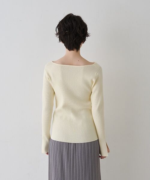 Rouge vif la cle / ルージュ・ヴィフ ラクレ ニット・セーター | 【一部店舗限定】ドレープスリットスリーブリブニット【予約】 | 詳細26