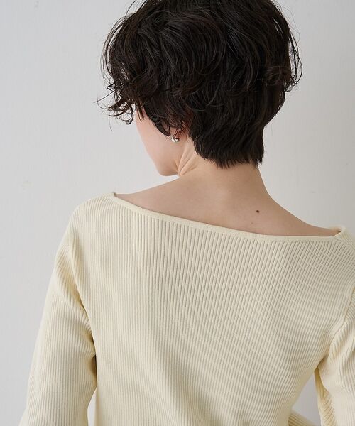 Rouge vif la cle / ルージュ・ヴィフ ラクレ ニット・セーター | 【一部店舗限定】ドレープスリットスリーブリブニット【予約】 | 詳細30