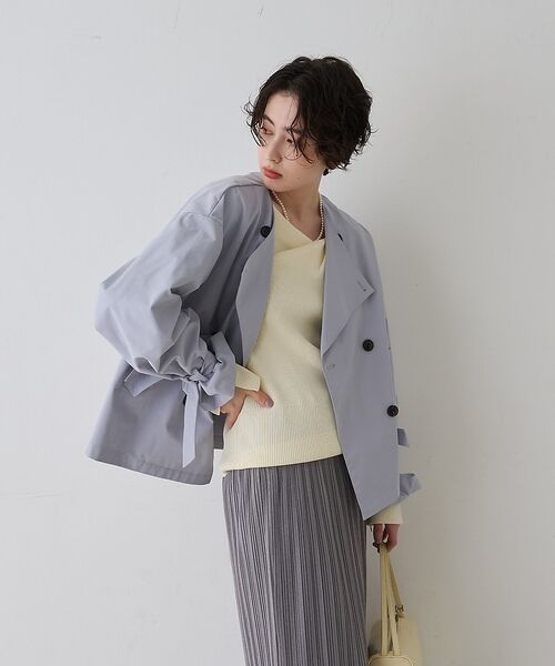 Rouge vif la cle / ルージュ・ヴィフ ラクレ ニット・セーター | 【一部店舗限定】ドレープスリットスリーブリブニット【予約】 | 詳細7